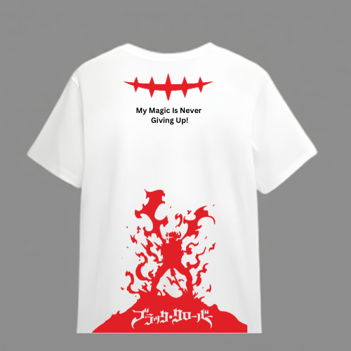 AUSTA BLACK CLOVER: CURSED OVERSIZE TEE