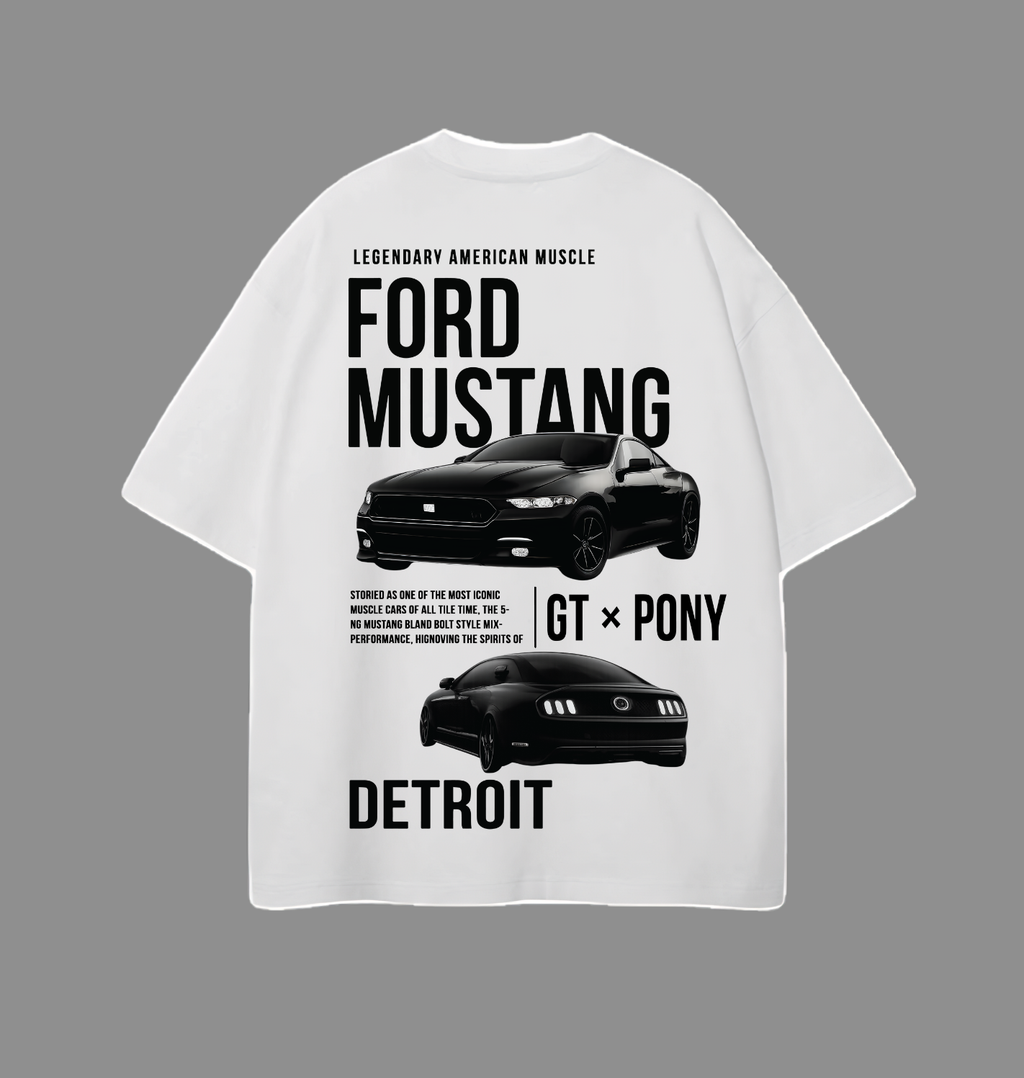 MUSTANG: OVERSIZE TEE